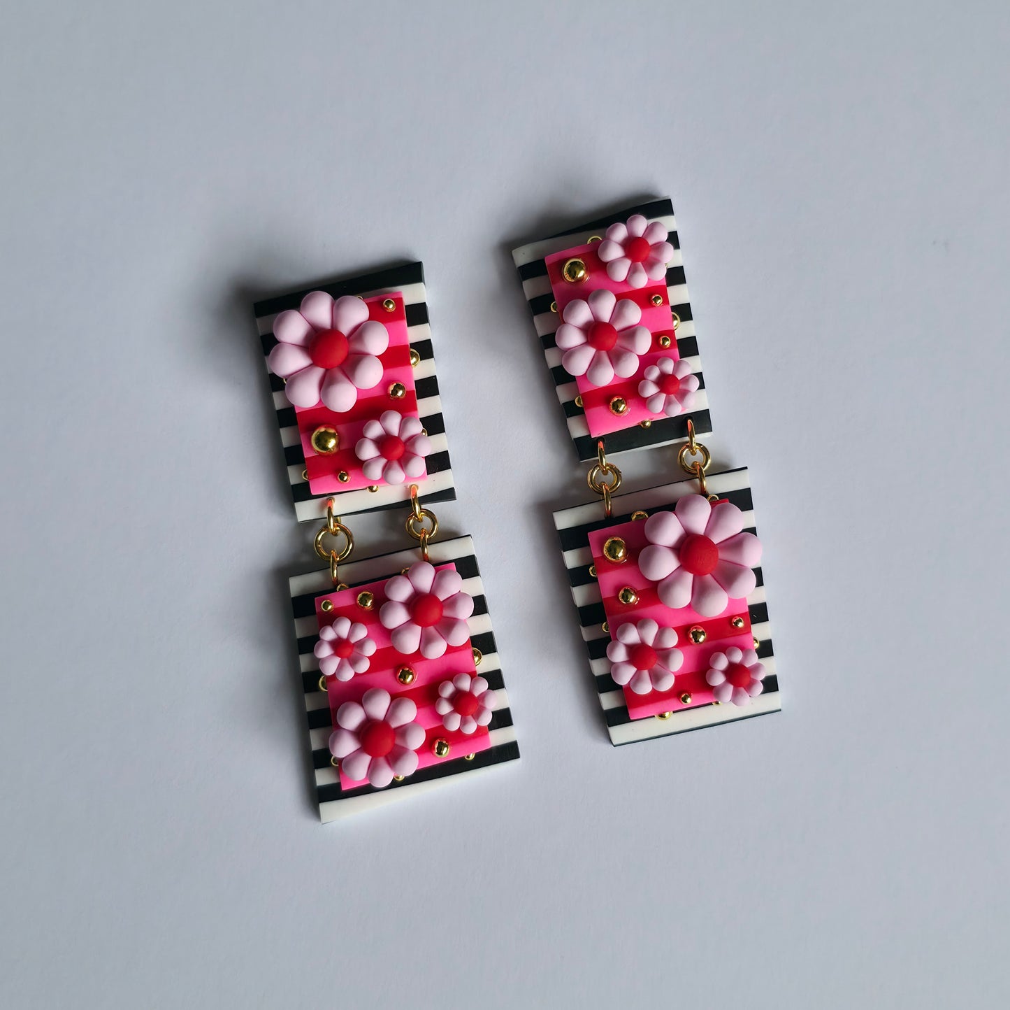 8.5cm Flower Slab - Stud