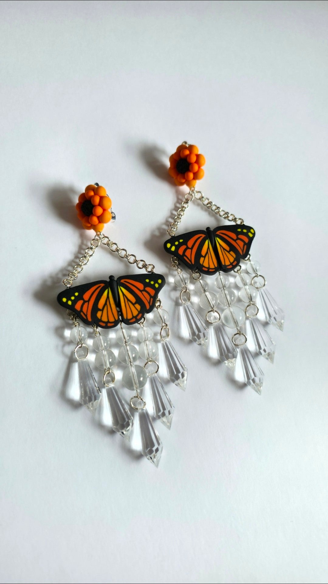 15cm Monarch Dangle - Clip-on
