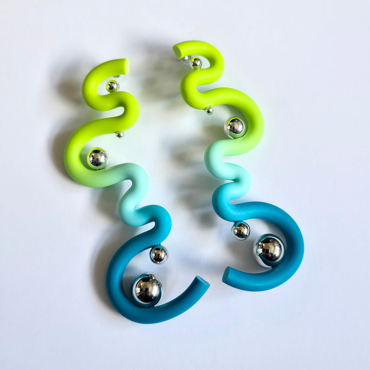 11cm Big Wiggle - Lime/Blue/Blue